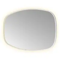 Hotbath &More Spiegel Contour 120x80cm Directe & Indirecte Verlichting - Mat Wit - Glas - Afgeronde Hoeken - Spiegels, Badkamerspiegels - 8721264699565