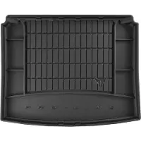 Frogum DryZone - Kofferbakmat - Geschikt voor Volkswagen Golf IV 1997-2006 - Met volwaardig reservewiel - Anti-slip - Zwart