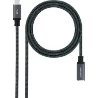 Nanocable 10.01.4502-COMB USB-kabel USB 3.2 Gen 2x2 2 m USB C Zwart