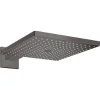 Hansgrohe raindance e hoofddouche 300 1jet ecosmart met douche-arm, brushed black chrome