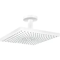 Hansgrohe raindance e hoofddouche 300 1jet ecosmart met plafondaansluiting, mat wit