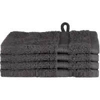 vidaXL Gastendoek SOLUND 4 st Antraciet 15 x 21 cm 550 gsm