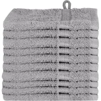 vidaXL Gastendoek SOLUND 10 st Grijs 15 x 21 cm 550 gsm