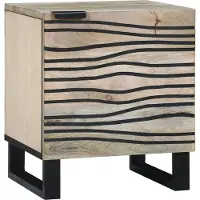 vidaXL Nachtkastje Wit 40 x 33 x 46 cm Bewerkt hout