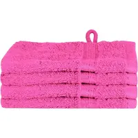vidaXL Gastendoek SOLUND 4 st Roze 15 x 21 cm 550 gsm