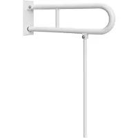 Sapho Handgreep u-vorm vouwbaar met steun handicap 60 cm wit