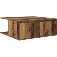 vidaXL Salontafel, gerecycled hout, 80 x 80 x 31 cm, houtvezel