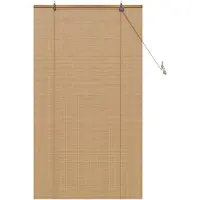 vidaXL Rolgordijn Bruin 80 x 160 cm Bamboe