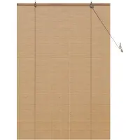 vidaXL Rolgordijn Bruin 100 x 160 cm Bamboe
