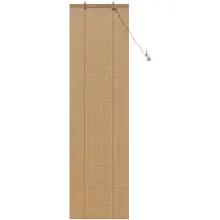 vidaXL Rolgordijn Bruin 60 x 220 cm Bamboe