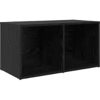 vidaXL TV-kastset, 72 x 35 x 37 cm, zwart, houtvezel