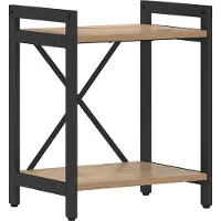 vidaXL Boekenplank 40 x 30 x 50 cm Bewerkt hout Artisan Eiken