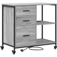 vidaXL Kast met Oplaadstation 76 x 41 x 72 cm Bewerkt hout