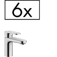 Hansgrohe Vernis Blend ééngreeps wastafelkraan 70 CoolStart met pop-up trekwaste projectverpakking 6x, chroom