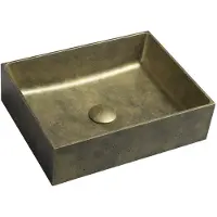 Sapho Vrijstaand waskom formigo 47,5x36,5 cm goud