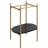 Sapho Puno Zuil onder de wastafel 55x79,5x39,6cm, mat goud