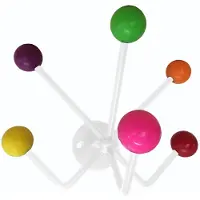 Home It Kapstok, 6 haken - wit, multi