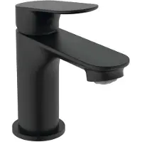 Ideal standard Ceralife O - Wastafelkraan met afvoer ClickClack, BlueStart, zijdeglans zwart BE004XG