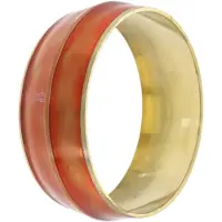 Behave – Armband – Oranje – Goudkleurig – Boho – Vintage – Nikkelvrij