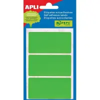 APLI gekleurde etiketten in etui groen (2074) - 13 stuks