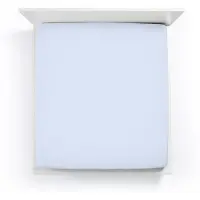 Bella Donna Jersey La Piccola Topperhoeslaken 200x210-220 cm hemelblauw-0523
