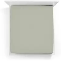 Bella Donna Jersey La Piccola Topperhoeslaken 120x210-220 cm grijsgroen-0633