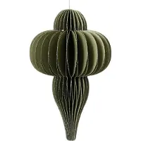 Décoris Kersthanger Kertas Groen D 24 H 40 Cm