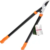 Kadax takkenschaar "Ahola", snoeischaar voor hardhout, heggenschaar, zwart/oranje, 74 cm