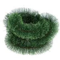 Kadax Dennenslinger, decoratieve slinger voor de kerstboom, lange dennenslinger, kunstmatige kerstslinger van pvc-folie, schoorsteendecoratie, kerstdecoratie (Cupid)