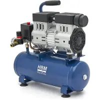 HBM olievrije stille compressor, 8 liter