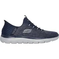 SKECHERS Slip-ons 'KEY PACE' blauw
