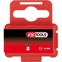 Ks Tools 911.3314 Gleuf-bit 11 mm S2-staal Vernikkeld C 6.3 5 stuk(s)