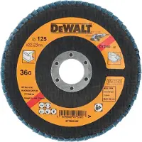 Dewalt Accessoires Lamellen schuurschijf gebogen, Ø125mm, K36 - DT3265-QZ - 10 stuks - DT3265-QZ