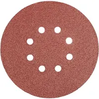 Graphite CIRKELSCHUURPAPIER 8 GATEN 150MM VELCRO K80