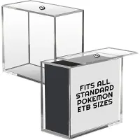 Evoretro Acrylic Case - Pokemon Elite Trainer Box - Sliding Lid (4mm)