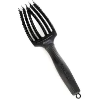 Olivia Garden Fingerbrush Care Iconic Boar&amp;Nylon Full Black