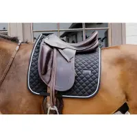 Kentucky Horsewear Horsewear - Zadeldoek diamond rope dressuur zwart