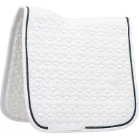 Kentucky Horsewear Horsewear - Zadeldoek glitter rope dressage wit/wit