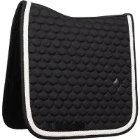 Kentucky Horsewear Horsewear - Zadeldoek - met gevlochten koord - Zadeldekje - Dressuur - Zwart