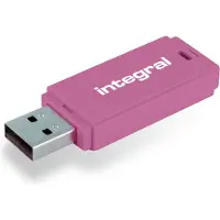 Integral Neon USB 2.0 stick, 32 GB, roze