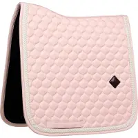 Kentucky Horsewear Horsewear - Zadeldoek - met gevlochten koord - Zadeldekje - Dressuur - lichtrose