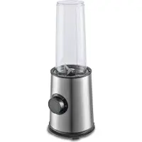 Kuken 38806, sportblender, 0,8 liter, pulsfunctie, 600 watt, zwart, roestvrij staal
