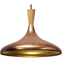Bamyum Champion Træ Hanger, 35 cm Hanglamp Metaal E27 , Scandinavische Koperkleur Hanglamp