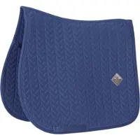 Kentucky Horsewear Horsewear - Zadeldek Fishbone Donkerblauw - veelzijdigheid Paard