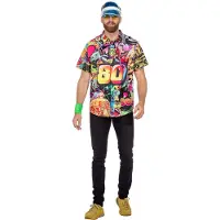 Coppens Party shirt 80's - 100% Polyester - Retro kleding | Maat L |