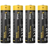 Technik oplaadbare Lithium Batterij - Li-ion - 18650 / TR1826 - 2600mAh - 3.7V - 4 stuks