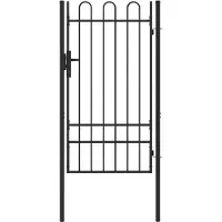 vidaXL Hekpoort BOXTEL 103 x 225 cm Gepoedercoat staal Grijs