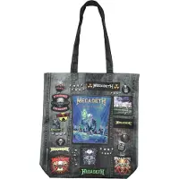 Megadeth Linnen tas - Rocksax - Logo - meerkleurig - Maat Standard