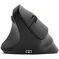 Port Designs 910008 – Muis - Linkshandig - RF & Bluetooth – 2400 DPI – Oplaadbaar – Zwart