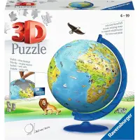 Ravensburger 3D Wereldkaart Puzzel - 180 Stukken